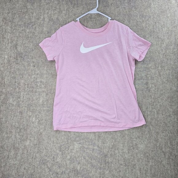 Nike Womens Medium Pink Dri-Fit Tee Shirt - Picture 1 of 5